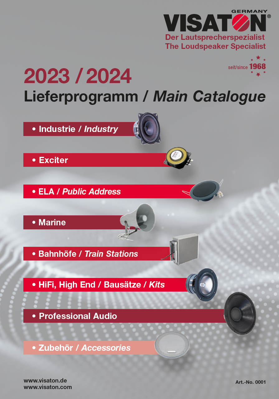 VISATON Katalog 2023/2024 - 22.05.2024